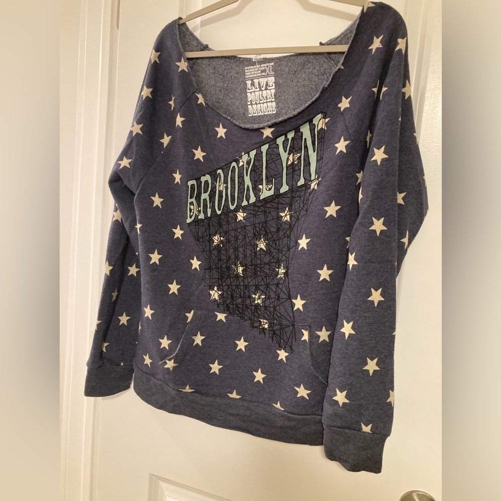Star Patterned Brooklyn Sweatshirt